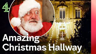 Ambitious Hallway Transformation For Christmas Wedding | Chateau DIY | Channel 4