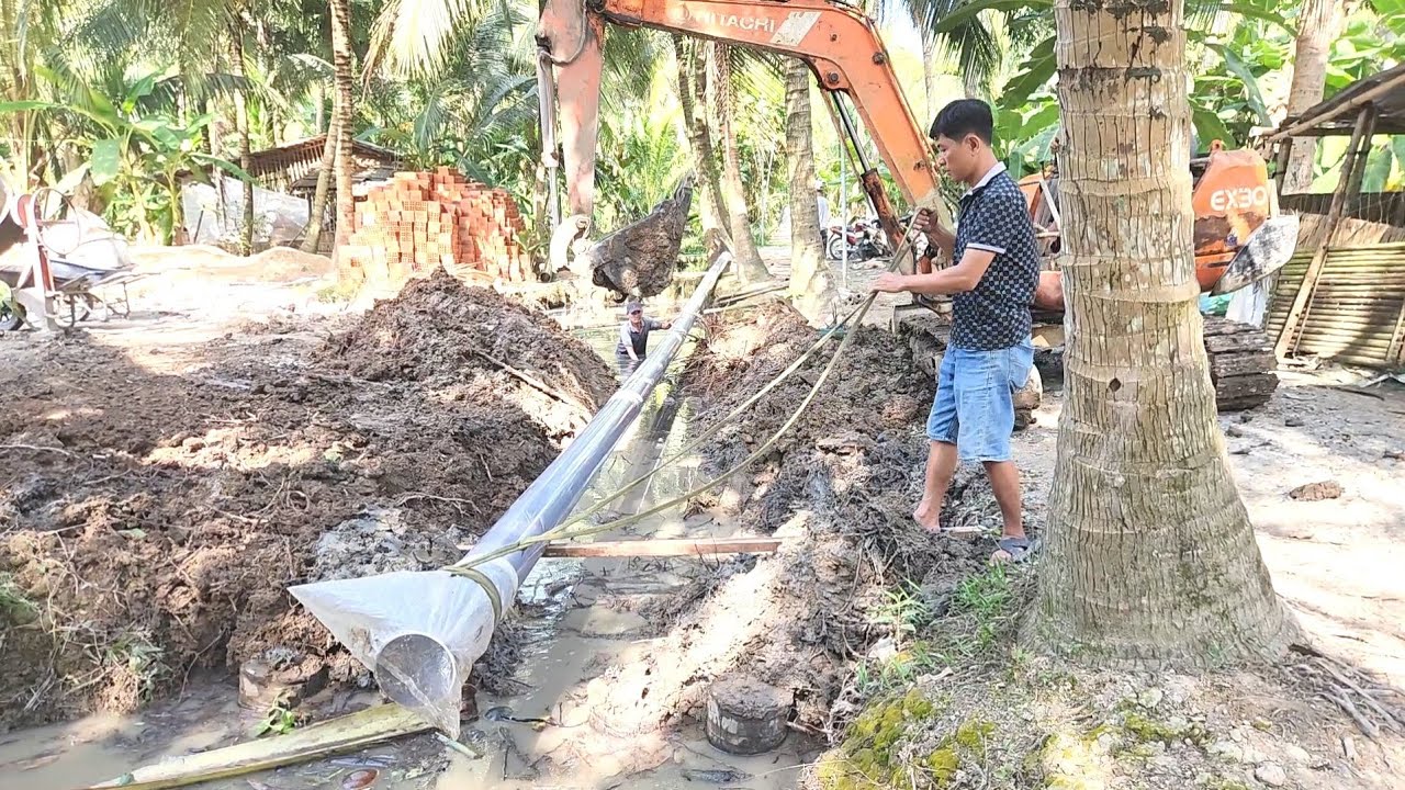 Sau 3 Ngày Liên Tiếp Công Trình Thoát Nước Gặp Sự Cố Đến Nay Cũng Đã Hoàn Thành | TKQ & Family