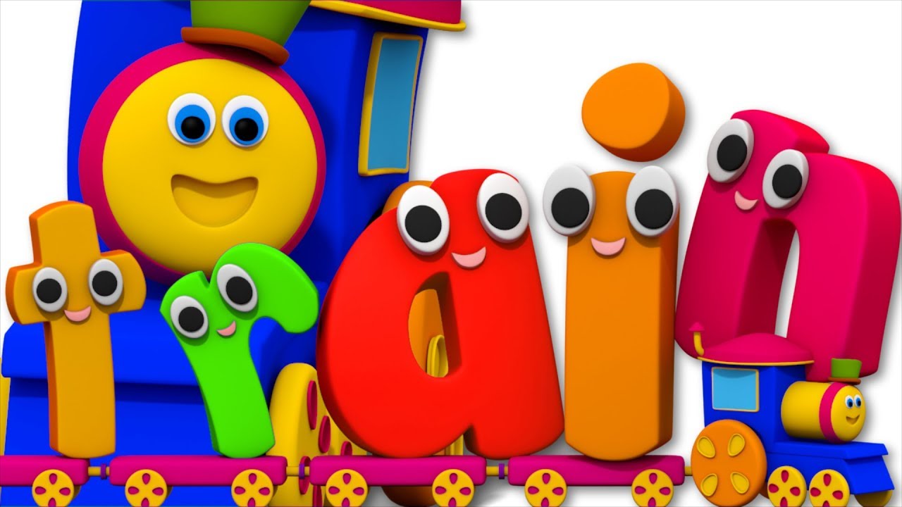 ⁣Two Vowel Song | Learning Street With Bob The Train | Word Play | Learning Video by Kids Tv