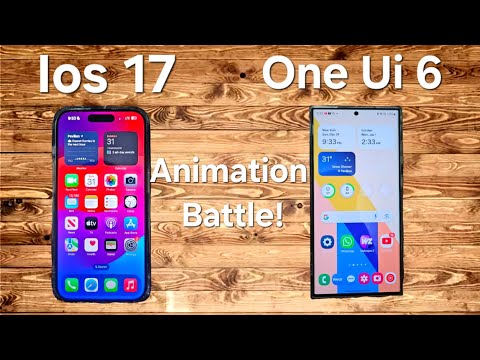 ios 17.2 vs One Ui 6 animation battle!!!