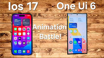 ios 17.2 vs One Ui 6 animation battle!!!