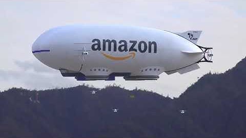 Amazon Blimp Video with Fallout 4 Prydwen Arrival Audio