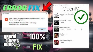 How to Quickly Solve OpenIV Error CVF-001