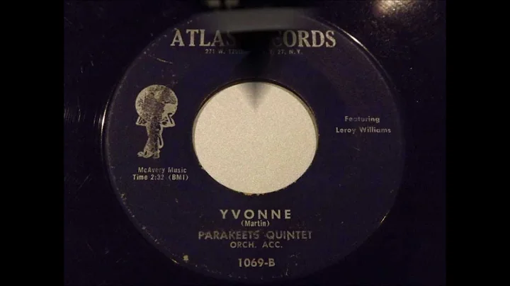 Yvonne - Parakeets - Great R&B / Doo Wop Ballad