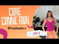 Core connection day 1 10 minute effective core exercises no repeats