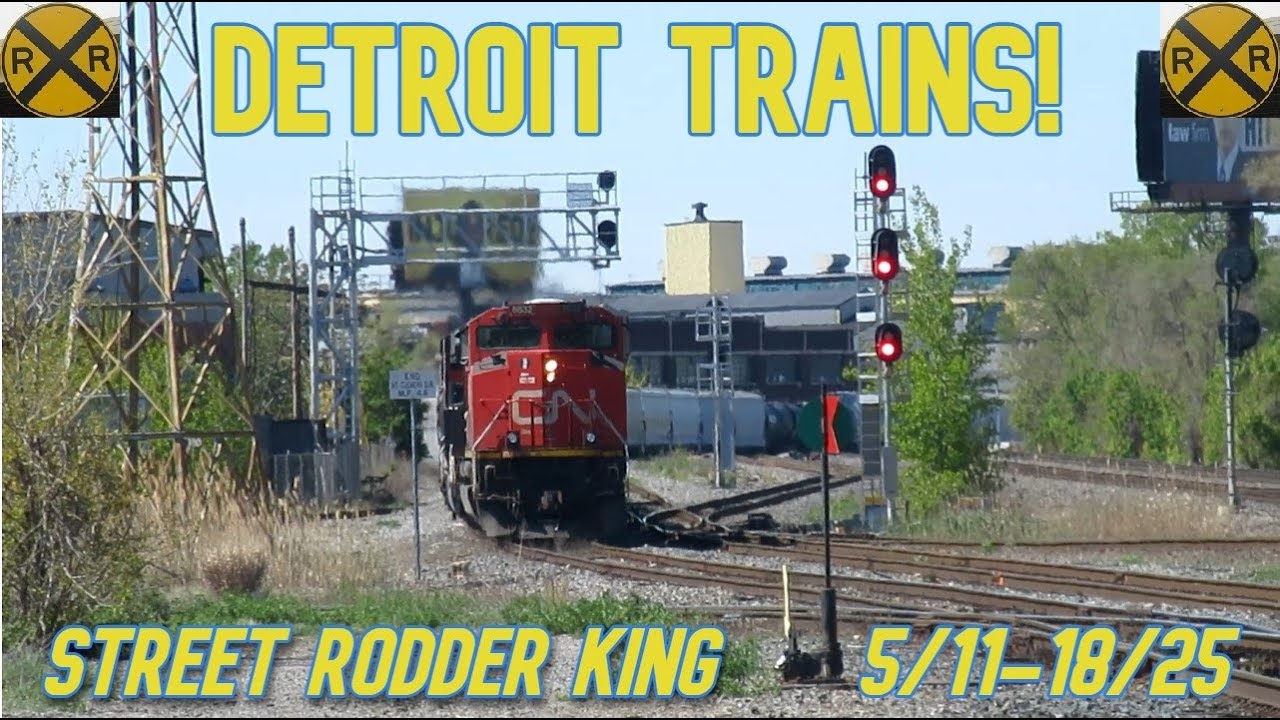 Detroit Trains! - YouTube