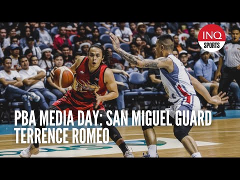 PBA Media Day: San Miguel guard Terrence Romeo