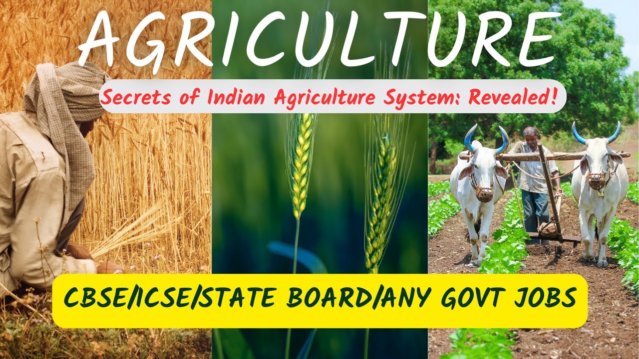 Indian Agriculture in Animation ll The Ultimate Guide to Indian ...