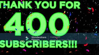 120 Second Countdown to 400 subscribers!