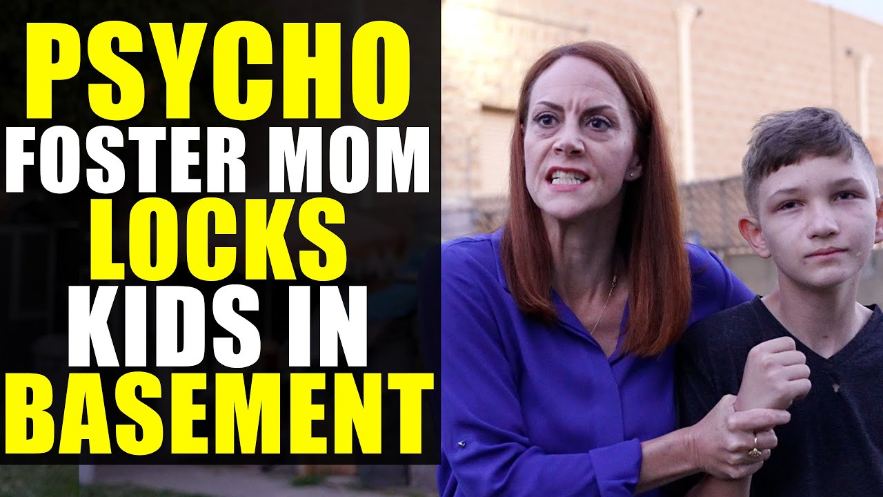 EVIL FOSTER Mom LOCKS Kids in Basement!!!! YouTube