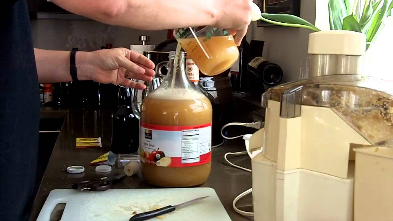 How To Make Organic Hard Cider In About 5 Minutes Youtube