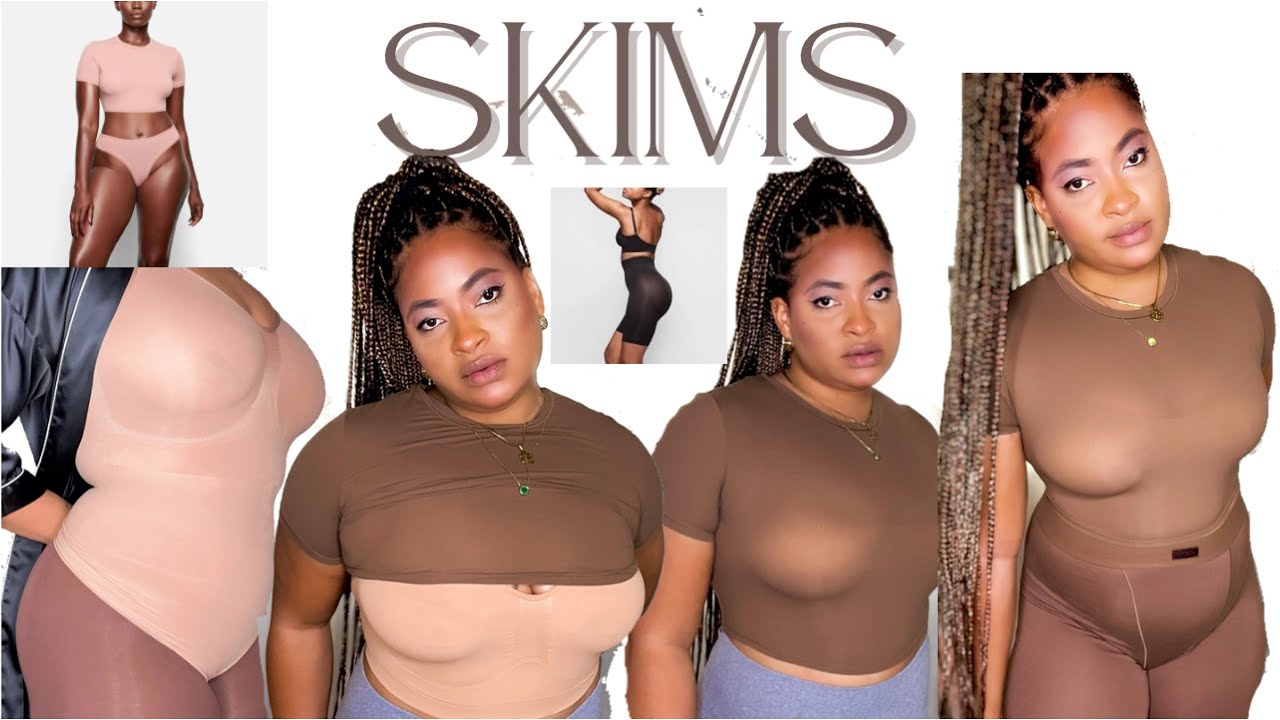 I tried SKIMS Sculpting Bras! Kim Kardashian Shape Wear 🤔 