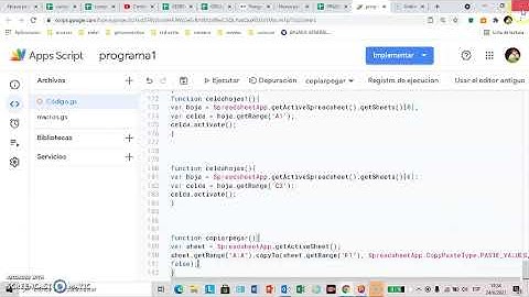 Como copiar un rango determinado y pegarlo en una celda con una funcion en google sheets programa15