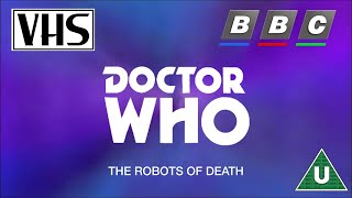 Opening to Doctor Who: The Robots of Death UK VHS (1995)