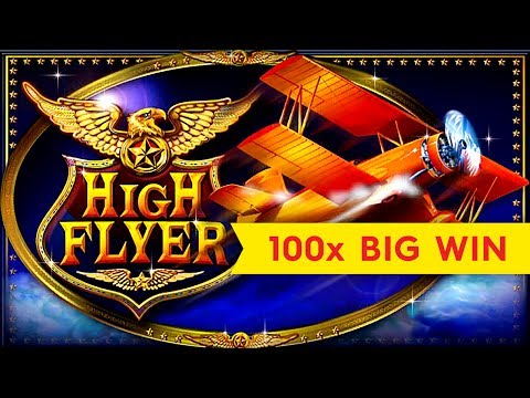High Flyer Slot - BIG WIN BONUS, AWESOME!!!