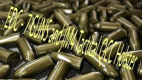 EDC 7 Guns in 7 days and only 1 JM4 Tactical QCC Holster