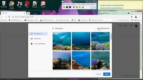 Google Chrome - How to Auto Change Background Daily