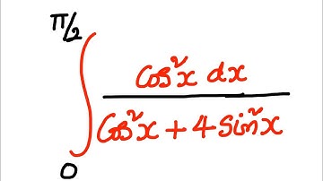 Calculus - Integration - Integral of  0 to pi/2  (cos^2x) / ( cos^2x + 4 sin^2x) 