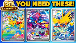 The Cards EVERYONE Wants From Pokémon 30th Celebration Guide
