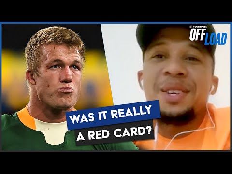 Elton jantjies reacts to springbok red card | offload podcast