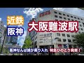 【近鉄／阪神】大阪難波駅　120％満喫する　阪神なんば線が乗り入れ　特急ひのとり発車！