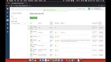StringeeX - 03 - Tạo Thông tin liên hệ