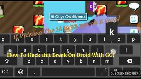 Growtopia Hack! 1Hit BreakZz [GameGuardian]