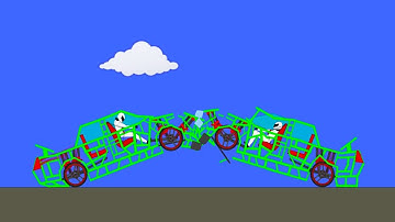 Phun Algodoo Car Destruction #20