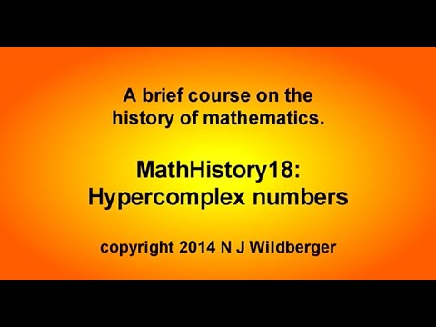 Hypercomplex numbers |