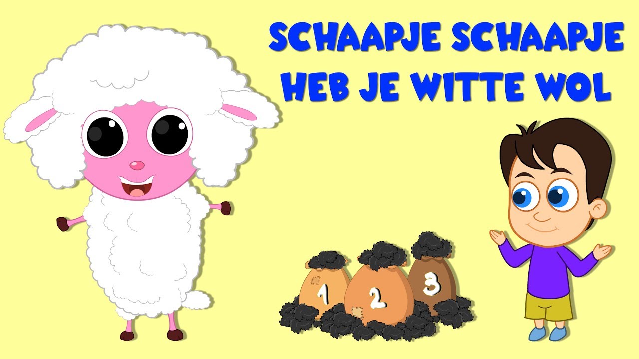 Nederlandse Kinderliedjes Schaapje schaapje, heb je witte wol? etc. YouTube