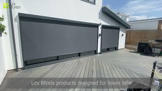 Lex Blinds | Outdoor Blinds | Motorised Outdoor Roller Blinds