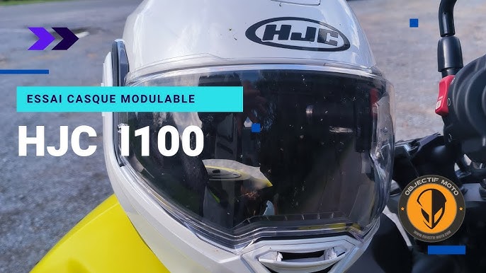 Casque moto modulable HJC I100 NOIR MAT - IXTEM MOTO