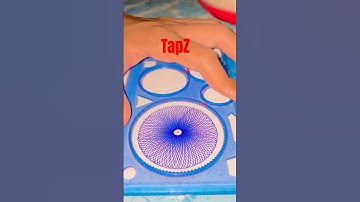 Frozen Star Spirograph | Coole en ontspannende ASMR-tekening ❄️⭐✨”