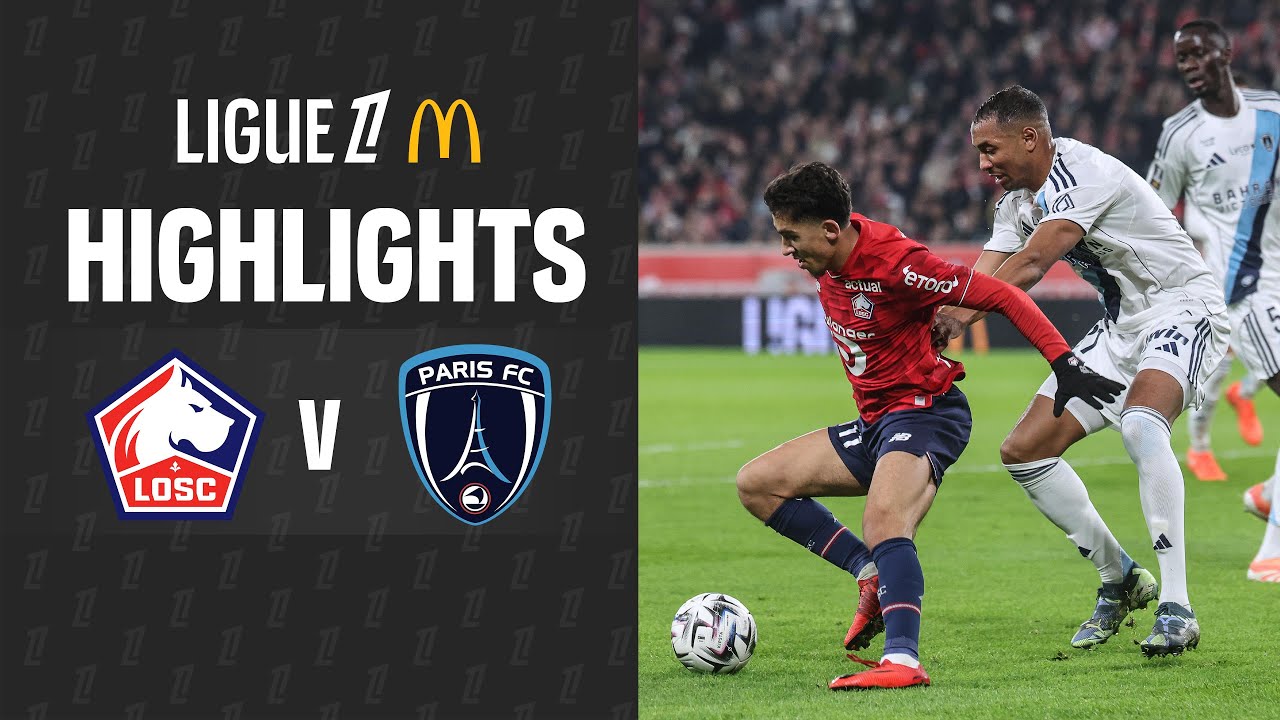 [Highlight] France Ligue 1 : ลีลล์ vs ปารีส เอฟซี (24-11-68)