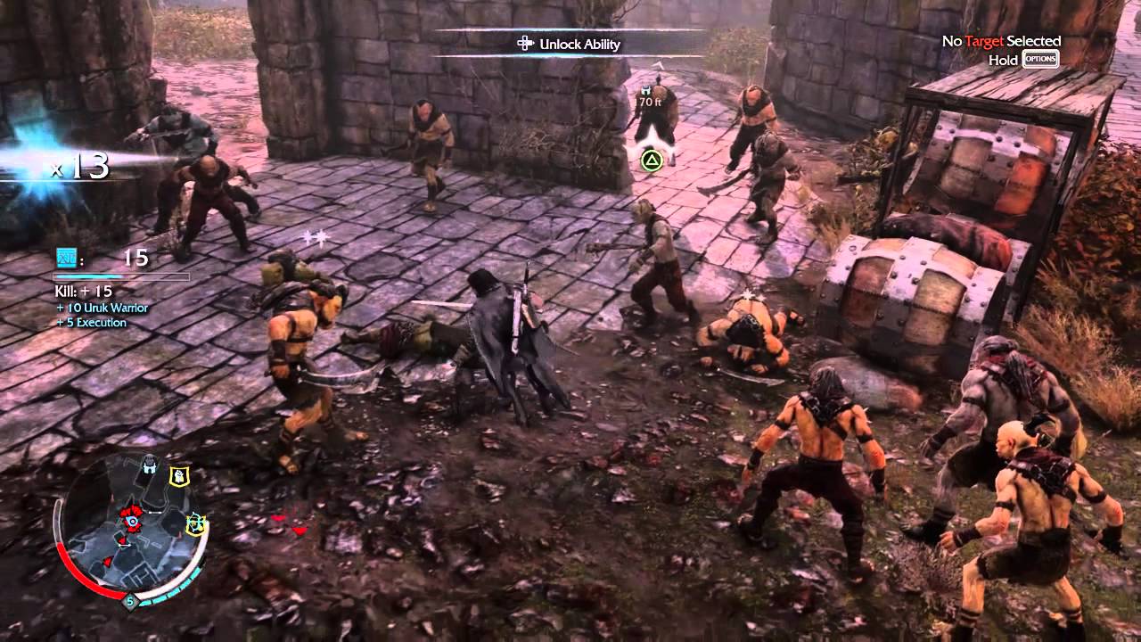 Gameplay footage of the first 18 minutes of Middle Earth: Shadow of Mordor  (PC)