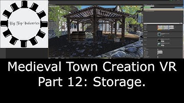 Unreal Engine Medieval Town Creation for VR Project Part 12: Storage.