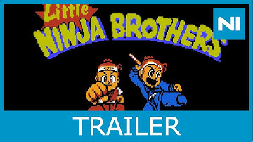 Little Ninja Brothers (Wii U Virtual Console) - Launch Trailer