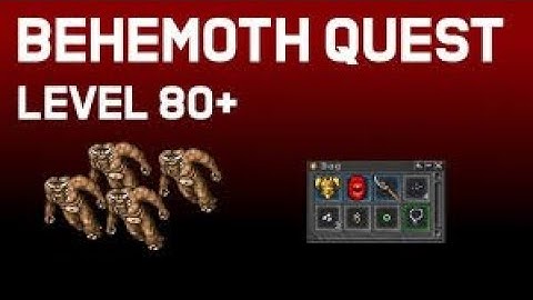 (LIVE) - Tibia - BEHEMOTH QUEST FULL - EDRON
