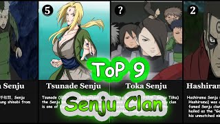 Top Nine Shinobi Form Senju Clan #anime #naruto