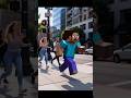 Minecraft STEVE in REAL LIFE (New York City) 🗽 Unbelievable!