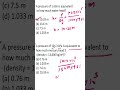 atmospheric pressure conversion into water and mercury head #ytshorts #shorts #youtubeshorts