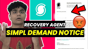 Simpl Pay Demand Notice😰😰 Recovery Agent 🕵Aayega? |Simpl Pay Later| #simplpaylater #simpl