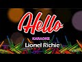 Lionel richie  hello karaoke