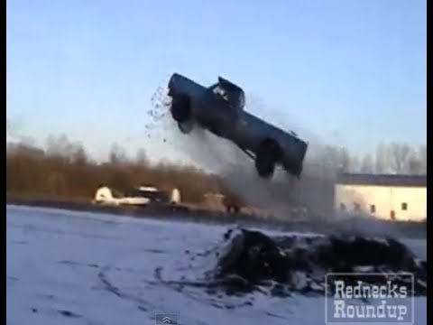 Big Air Truck Jump - Rednecks Roundup Uncut