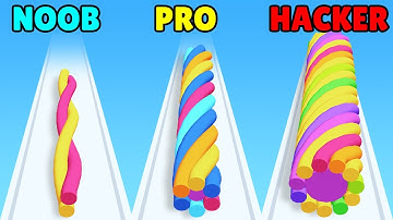 Twisty Runner! NOOB vs PRO vs HACKER