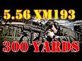 XM193 5.56 At 300 Yards Accuracy and Drop Compensation Verify!!