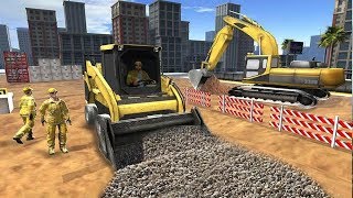 School Construction Site: Tower Crane Operator Sim Android Gameplay FHD - Car Games screenshot 5