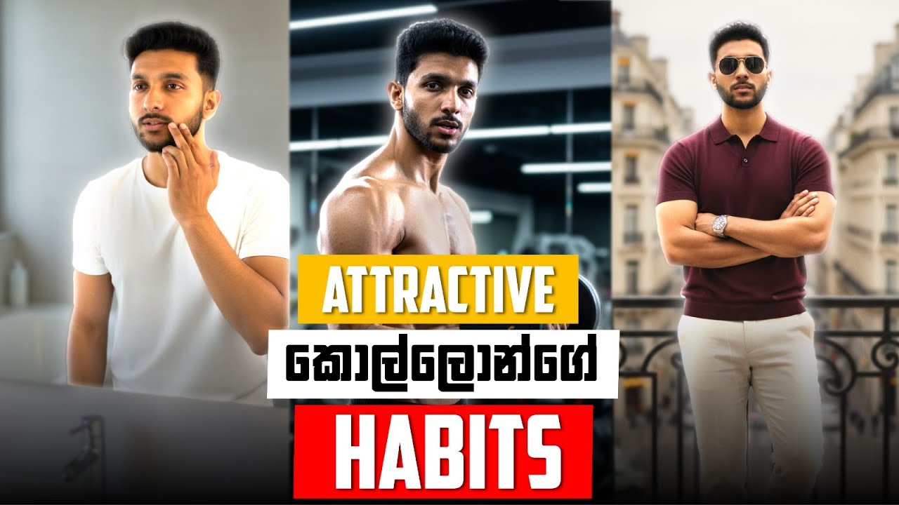 ඔයාට attractive වෙන්න ඕනේ නම් මේ දේවල් කරන්න | Habits of attractive men