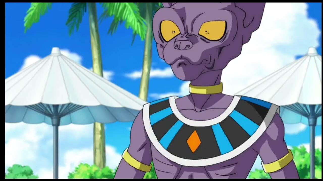 Beerus tries Earth food for the first time YouTube