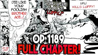 IMU KILLS LUFFY & MOCKS ACE!! IMU'S 20 KINGS LORE!! | ONE PIECE CHAPTER 1189 SPOILERS (OP 1189)